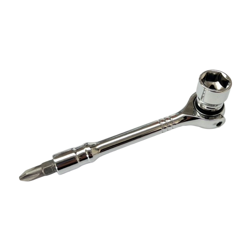 26PCS 1/4" Dr. Socket & 90T Swivel Ratchet Wrench Set (socket without chamfer)